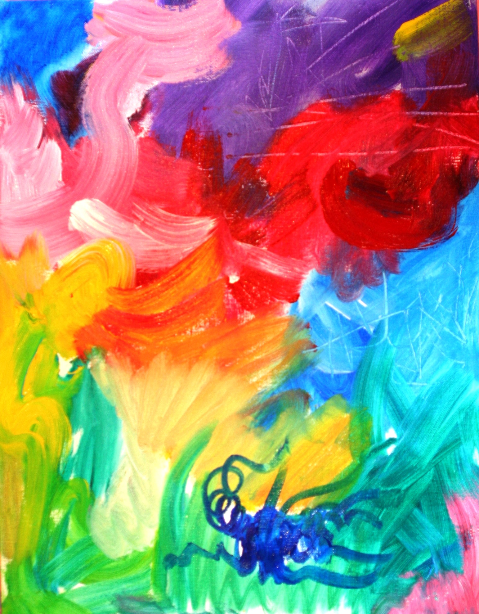 3 Easy Abstract Acrylic Painting Ideas For Kids - RiseBrite